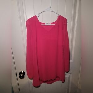Zenana blouse with split sleeves size small